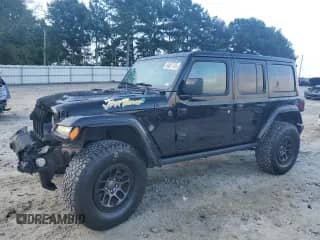 2023 Jeep Wrangler Sport with VIN 1C4HJXDG1PW643805, listed as a Copart auction lot 68821705 with 55,154 mi miles and Salvage title. Bid and sale history available at DreamBid. Image 1.