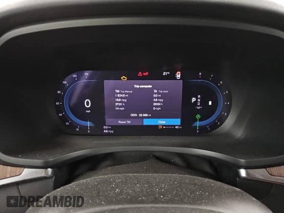 2024 Volvo S60 Plus Dark Theme z VIN 7JRL12FL4RG290255, wystawiony jako Copart lot #71769795 z przebiegiem 23 069 mil mil oraz Czysty tytuł • Clean title. Historia ofert i sprzedaży dostępna na DreamBid. Obrazek 9.