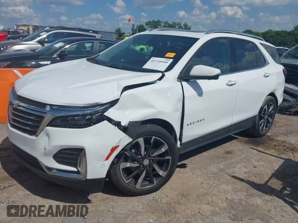 2023 Chevrolet Equinox Premier with VIN 3GNAXNEG2PL174997, listed as a IAAI auction lot 42739999 with 19,282 mi miles and . Bid and sale history available at DreamBid. Image 17.