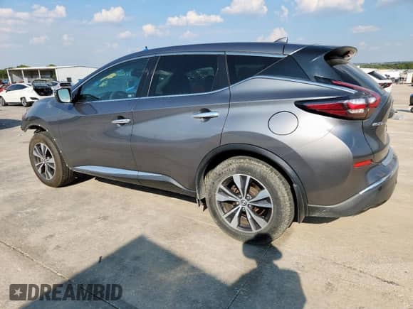 2020 Nissan Murano S with VIN 5N1AZ2AS9LN153534, listed as a Copart auction lot 81259845 with 43,890 mi miles and Salvage title. Bid and sale history available at DreamBid. Image 2.