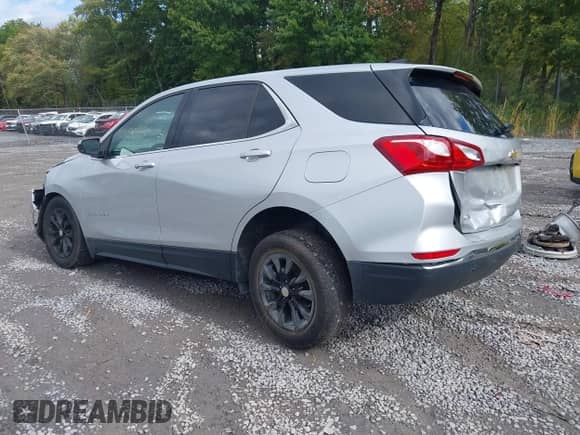 2020 Chevrolet Equinox LT with VIN 3GNAXKEV3LS585239, listed as a IAAI auction lot 43321450 with 112,601 mi miles and . Bid and sale history available at DreamBid. Image 3.