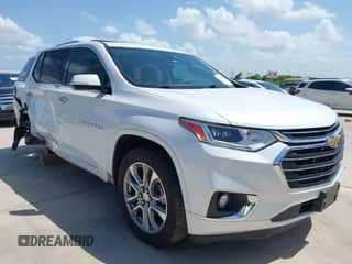 2019 Chevrolet Traverse Premier with VIN 1GNERKKW4KJ277862, listed as a IAAI auction lot 42528387 with 82,334 mi miles and . Bid and sale history available at DreamBid. Image 1.