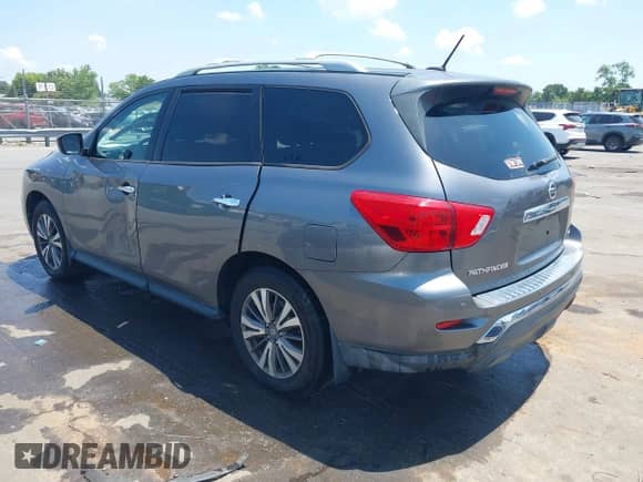 2017 Nissan Pathfinder S z VIN 5N1DR2MN0HC913937, wystawiony jako IAAI lot #42568001 z przebiegiem 91 107 mil mil oraz . Historia ofert i sprzedaży dostępna na DreamBid. Obrazek 3.