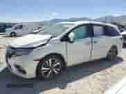 2018 Honda Odyssey Elite with VIN 5FNRL6H94JB035597, listed as a Copart auction lot 66160925 with Not provided miles and Salvage title. Bid and sale history available at DreamBid. Image 1.