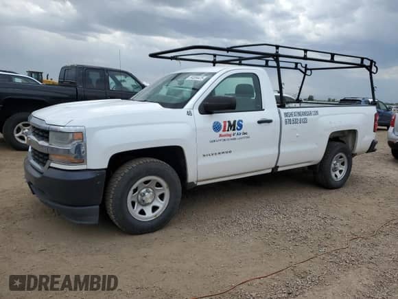 2016 Chevrolet Silverado 1500 Work Truck z VIN 1GCNCNEH5GZ246508, wystawiony jako Copart lot #64554425 z przebiegiem 85 394 mil mil oraz Czysty tytuł • Clean title. Historia ofert i sprzedaży dostępna na DreamBid. Obrazek 1.