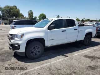 2021 Chevrolet Colorado 4WD Z71 with VIN 1GCGTDEN5M1238797, listed as a Copart auction lot 66071325 with 27,604 mi miles and Salvage title. Bid and sale history available at DreamBid. Image 1.