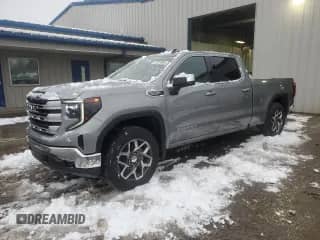 2024 GMC Sierra 1500 SLE with VIN 1GTUUBED0RZ255222, listed as a Copart auction lot 83826064 with 2,805 mi miles and Salvage title. Bid and sale history available at DreamBid. Image 1.