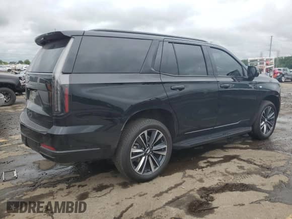 2025 Cadillac Escalade with VIN 1GYS9ERL5SR126002, listed as a Copart auction lot 61239315 with 3,693 mi miles and Salvage title. Bid and sale history available at DreamBid. Image 3.