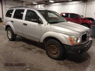 2004 Dodge Durango SLT with VIN 1D4HB48N74F224151, listed as a IAAI auction lot 43206393 with 266,604 mi miles and . Bid and sale history available at DreamBid. Image 1.