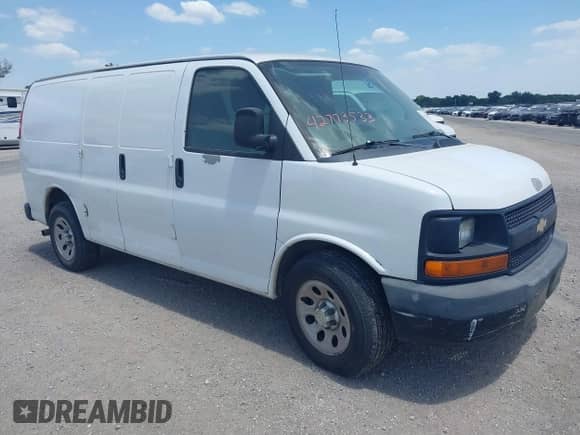 2012 Chevrolet Express Cargo with VIN 1GCSGAFX2C1102560, listed as a IAAI auction lot 42773533 with 241,925 mi miles and . Bid and sale history available at DreamBid. Image 1.