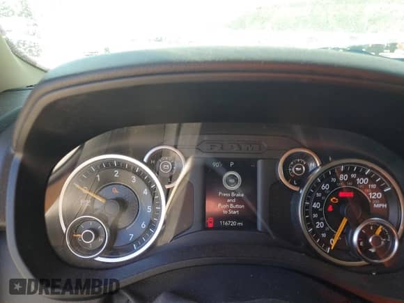 2020 Ram 1500 Tradesman z VIN 1C6RREGT4LN152775, wystawiony jako Copart lot #80750084 z przebiegiem 116 720 mil mil oraz Szkoda całkowita • Salvage title. Historia ofert i sprzedaży dostępna na DreamBid. Obrazek 9.