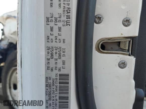 2017 Ram 1500 Express с VIN 1C6RR7FT5HS637061, выставлен на аукционе Copart как лот 80080055 с пробегом 144 473 миль миль и Списание • Salvage title. История ставок и продаж доступна на DreamBid. Изображение 12.