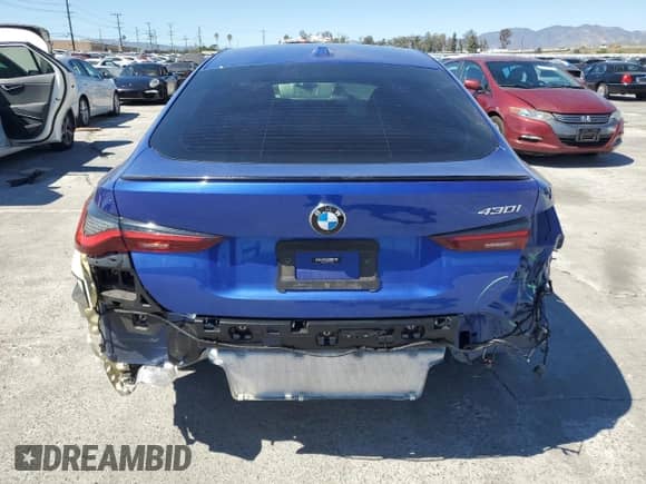2023 BMW 4 Series 430i z VIN WBA63AV00PFP16465, wystawiony jako Copart lot #50557575 z przebiegiem 13 838 mil mil oraz Szkoda całkowita • Salvage title. Historia ofert i sprzedaży dostępna na DreamBid. Obrazek 6.