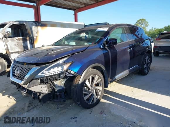 2023 Nissan Murano SL with VIN 5N1AZ2CJ5PC125039, listed as a IAAI auction lot 42030071 with 71,071 mi miles and . Bid and sale history available at DreamBid. Image 18.