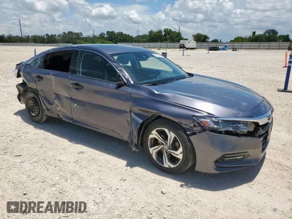 2020 Honda Accord EX-L with VIN 1HGCV1F53LA026681, listed as a Copart auction lot 62382345 with 104,262 mi miles and Salvage title. Bid and sale history available at DreamBid. Image 4.