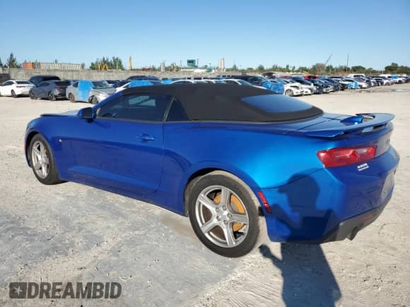 2017 Chevrolet Camaro 1LT z VIN 1G1FB3DXXH0156404, wystawiony jako Copart lot #43862664 z przebiegiem 96 475 mil mil oraz . Historia ofert i sprzedaży dostępna na DreamBid. Obrazek 2.