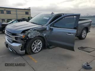 2021 Chevrolet Silverado 1500 LTZ с VIN 3GCPWEED5MG318896, выставлен на аукционе Copart как лот 42814205 с пробегом Не указан миль и Списание • Salvage title. История ставок и продаж доступна на DreamBid. Изображение 1.