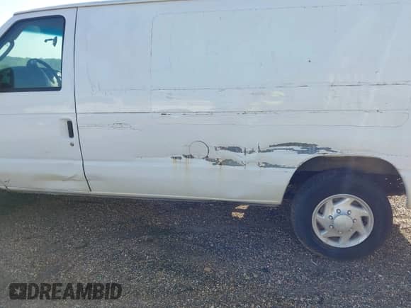 2008 Ford Econoline Cargo Commercial with VIN 1FTNE14W68DA02089, listed as a IAAI auction lot 42644830 with 66,028 mi miles and . Bid and sale history available at DreamBid. Image 6.