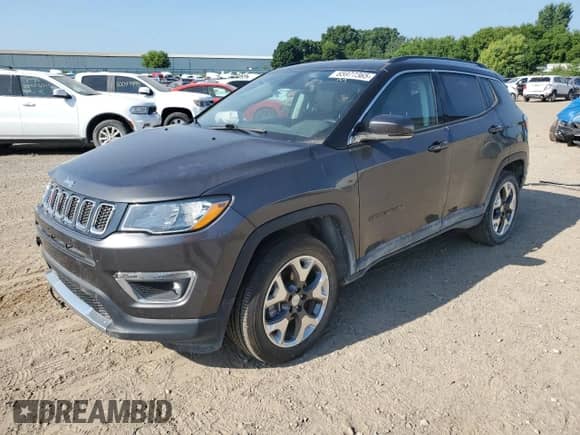 2020 Jeep Compass Limited with VIN 3C4NJDCB6LT236036, listed as a Copart auction lot 65977365 with 31,846 mi miles and Non repairable. Bid and sale history available at DreamBid. Image 1.