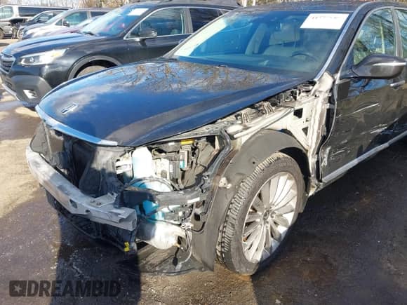 2015 Hyundai Equus Signature with VIN KMHGH4JHXFU095828, listed as a IAAI auction lot 41577881 with 173,663 mi miles and . Bid and sale history available at DreamBid. Image 6.