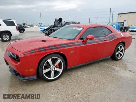 2012 Dodge Challenger SRT-8 392 with VIN 2C3CDYCJ6CH291287, listed as a Copart auction lot 53832515 with 50,918 mi miles and Clean title. Bid and sale history available at DreamBid. Image 1.