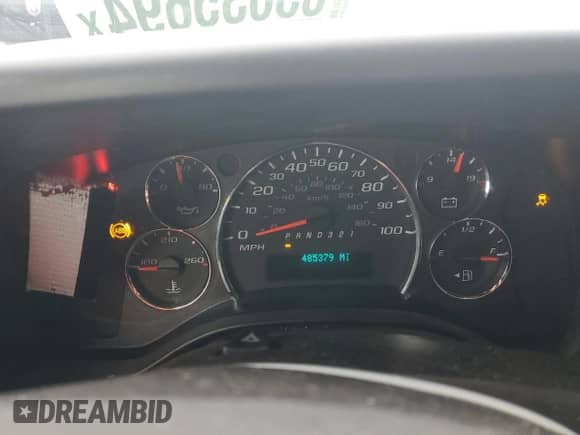 2009 Chevrolet City Express Cargo with VIN 1GNGG25K891166622, listed as a Copart auction lot 83635694 with 485,379 mi miles and Clean title. Bid and sale history available at DreamBid. Image 9.
