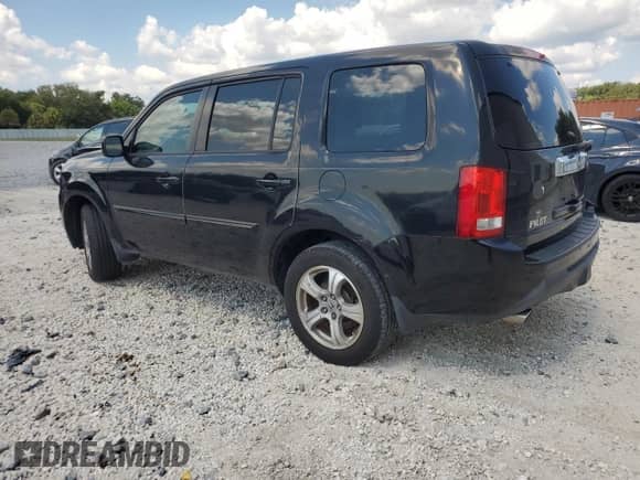 2014 Honda Pilot EX-L with VIN 5FNYF3H56EB014853, listed as a Copart auction lot 81416595 with 133,405 mi miles and Salvage title. Bid and sale history available at DreamBid. Image 2.