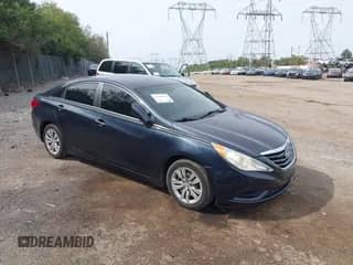 2011 Hyundai Sonata GLS with VIN 5NPEB4ACXBH218730, listed as a IAAI auction lot 43346105 with 182,514 mi miles and . Bid and sale history available at DreamBid. Image 1.