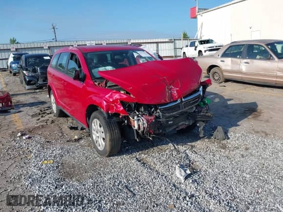 2014 Dodge Journey American Value with VIN 3C4PDCAB5ET256911, listed as a IAAI auction lot 42821132 with 71,511 mi miles and . Bid and sale history available at DreamBid. Image 1.