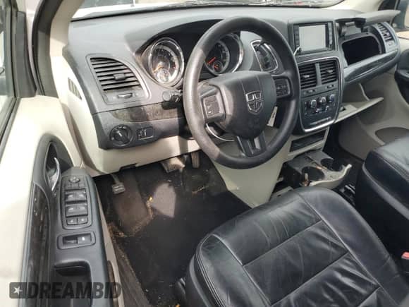 2017 Dodge Grand Caravan SE with VIN 2C4RDGBGXHR648641, listed as a Copart auction lot 68714615 with 153,290 mi miles and Salvage title. Bid and sale history available at DreamBid. Image 8.