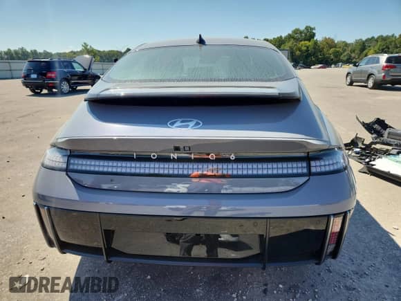 2025 Hyundai Ioniq 6 SEL с VIN KMHM34AA7SA090568, выставлен на аукционе Copart как лот 81010455 с пробегом 3 416 миль миль и Списание • Salvage title. История ставок и продаж доступна на DreamBid. Изображение 6.