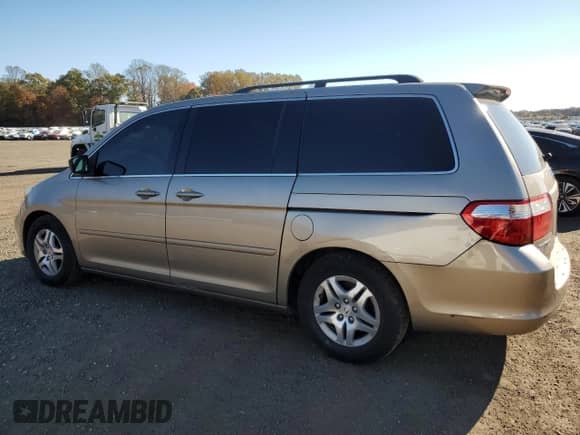 2007 Honda Odyssey EX-L с VIN 5FNRL38797B115502, выставлен на аукционе Copart как лот 89920615 с пробегом 148 586 миль миль и Чистый • Clean title. История ставок и продаж доступна на DreamBid. Изображение 2.