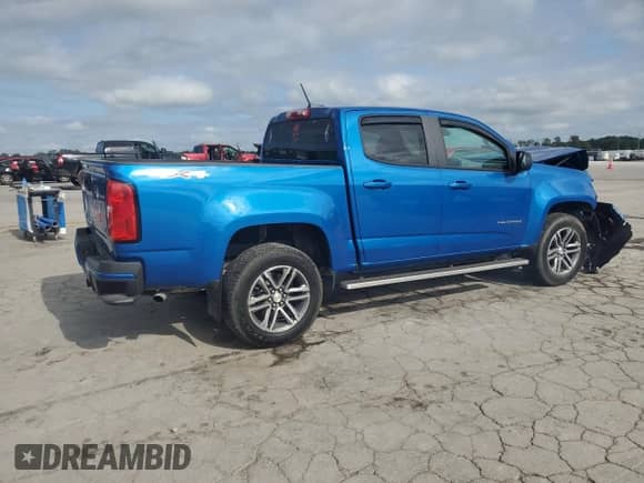 2021 Chevrolet Colorado 4WD Work Truck с VIN 1GCGTBEN1M1287452, выставлен на аукционе Copart как лот 63905395 с пробегом 20 054 миль миль и Списание • Salvage title. История ставок и продаж доступна на DreamBid. Изображение 3.