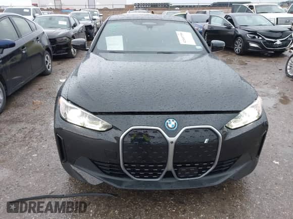 2024 BMW i4 eDrive35 with VIN WBY43AW06RFS58764, listed as a IAAI auction lot 42165759 with 12,007 mi miles and . Bid and sale history available at DreamBid. Image 13.