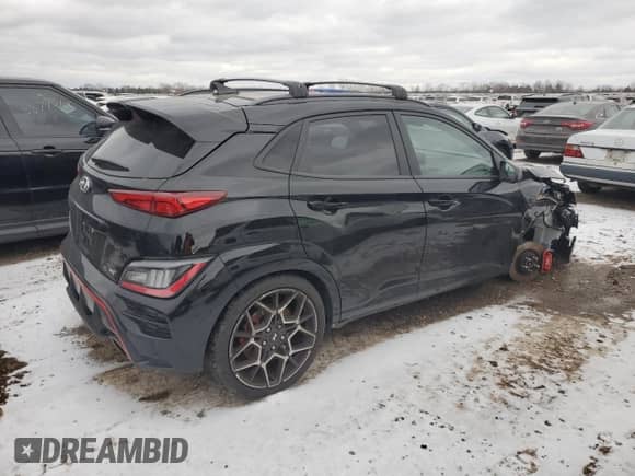 2023 Hyundai Kona с VIN KM8KH3AC3PU006126, выставлен на аукционе Copart как лот 88418605 с пробегом 14 834 миль миль и Списание • Salvage title. История ставок и продаж доступна на DreamBid. Изображение 3.