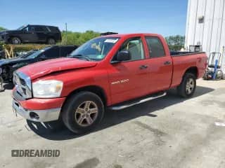 2007 Dodge 1500 SLT with VIN 1D7HA18P07S120456, listed as a Copart auction lot 54545005 with 59,132 mi miles and Salvage title. Bid and sale history available at DreamBid. Image 1.