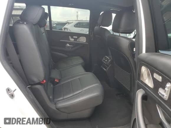 2022 Mercedes-Benz GLS 450 with VIN 4JGFF5KE1NA696833, listed as a Copart auction lot 70986725 with 57,589 mi miles and Salvage title. Bid and sale history available at DreamBid. Image 11.