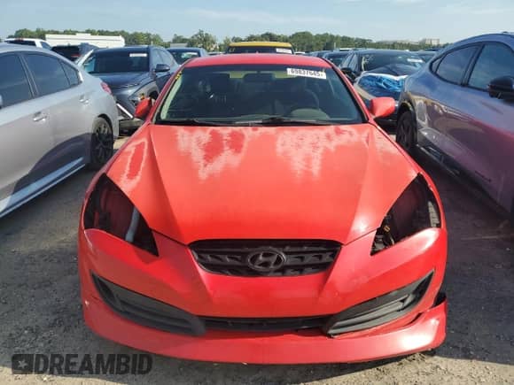 2011 Hyundai Genesis Coupe Premium with VIN KMHHT6KD4BU043678, listed as a Copart auction lot 69837645 with 177,250 mi miles and Salvage title. Bid and sale history available at DreamBid. Image 5.