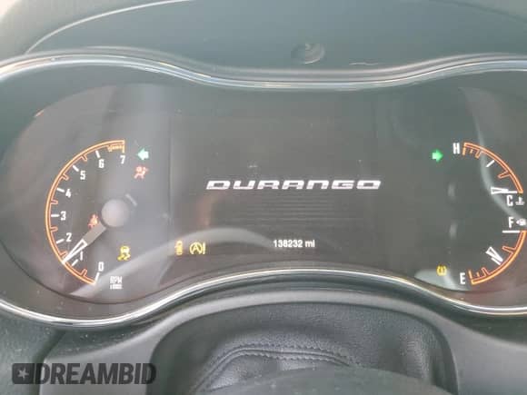 2017 Dodge Durango GT with VIN 1C4RDJDG5HC697801, listed as a Copart auction lot 68836555 with 138,232 mi miles and Salvage title. Bid and sale history available at DreamBid. Image 9.