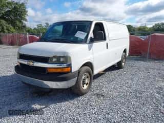 2012 Chevrolet Express Cargo with VIN 1GCWGFCA9C1145646, listed as a IAAI auction lot 43349421 with 204,888 mi miles and . Bid and sale history available at DreamBid. Image 2.