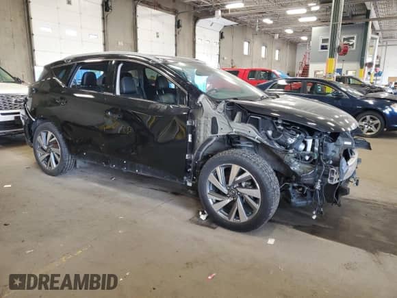 2021 Nissan Murano SL with VIN 5N1AZ2CS2MC132941, listed as a Copart auction lot 67628955 with 59,604 mi miles and Salvage title. Bid and sale history available at DreamBid. Image 4.