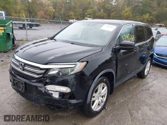 2016 Honda Pilot LX z VIN 5FNYF6H17GB040315, wystawiony jako IAAI lot #43402665 z przebiegiem 167 922 mil mil oraz . Historia ofert i sprzedaży dostępna na DreamBid. Obrazek 2.