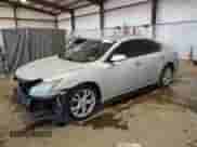 2014 Nissan Maxima SV with VIN 1N4AA5APXEC480683, listed as a Copart auction lot 85312855 with 129,945 mi miles and Salvage title. Bid and sale history available at DreamBid. Image 1.