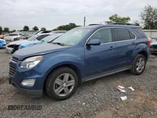 2016 Chevrolet Equinox LT with VIN 2GNFLFE34G6240894, listed as a Copart auction lot 81709165 with 84,769 mi miles and Salvage title. Bid and sale history available at DreamBid. Image 1.
