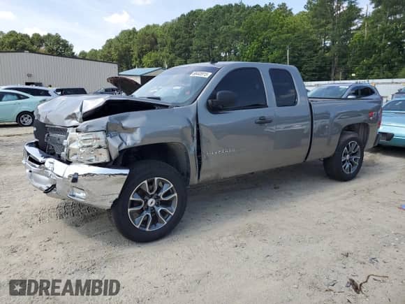 2012 Chevrolet Silverado 1500 LT with VIN 1GCRKSE73CZ229145, listed as a Copart auction lot 66445915 with 142,485 mi miles and Salvage title. Bid and sale history available at DreamBid. Image 1.