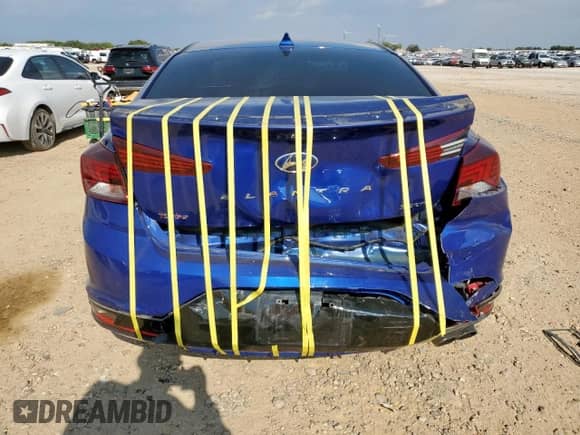 2020 Hyundai Elantra Sport with VIN KMHD04LB7LU040221, listed as a Copart auction lot 80829215 with 51,413 mi miles and Salvage title. Bid and sale history available at DreamBid. Image 6.