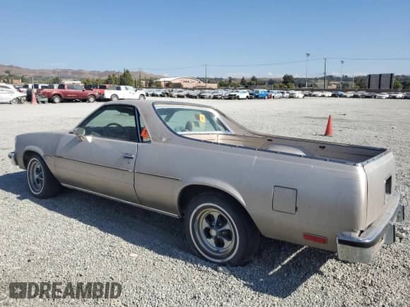 1980 Chevrolet El Camino with VIN 1W80JAD419702, listed as a Copart auction lot 68058664 with 58,633 mi miles and Clean title. Bid and sale history available at DreamBid. Image 2.