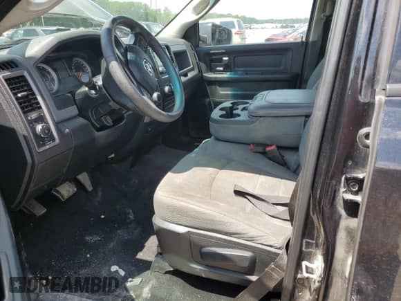 2018 Ram 1500 Express with VIN 1C6RR7KG9JS258692, listed as a Copart auction lot 54575175 with 143,949 mi miles and Salvage title. Bid and sale history available at DreamBid. Image 7.