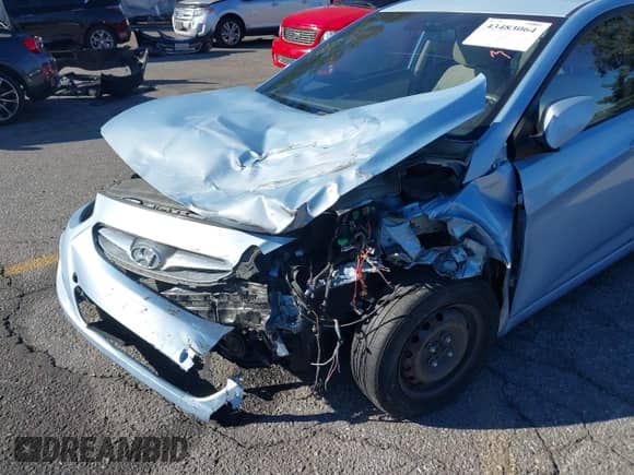 2012 Hyundai Accent GLS with VIN KMHCT4AE6CU216272, listed as a IAAI auction lot 43483064 with 143,379 mi miles and . Bid and sale history available at DreamBid. Image 17.