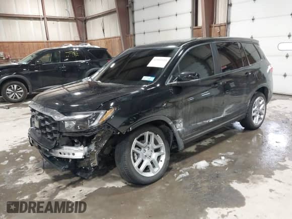 2025 Honda Passport EX-L с VIN 5FNYF8H54SB010454, выставлен на аукционе IAAI как лот 41569333 с пробегом 4 592 миль миль и . История ставок и продаж доступна на DreamBid. Изображение 2.